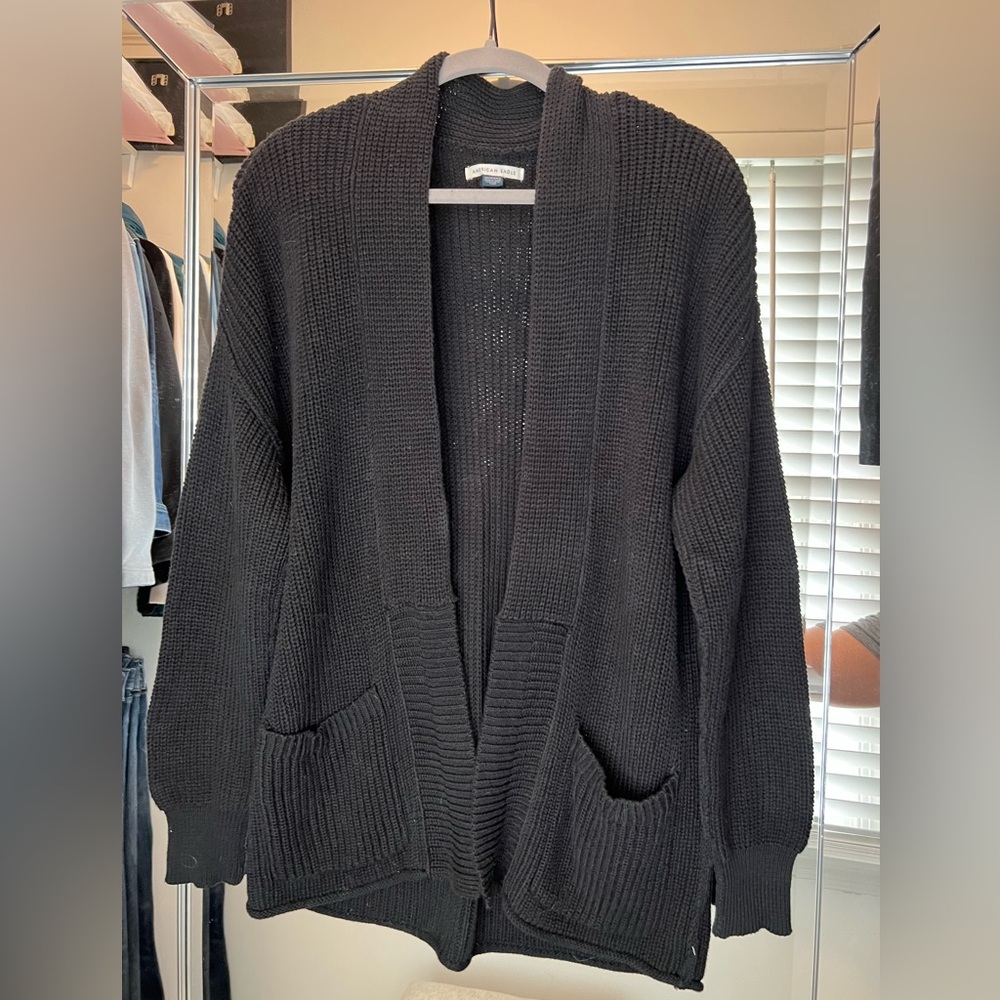 American Eagle open knit cardigan
